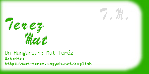 terez mut business card